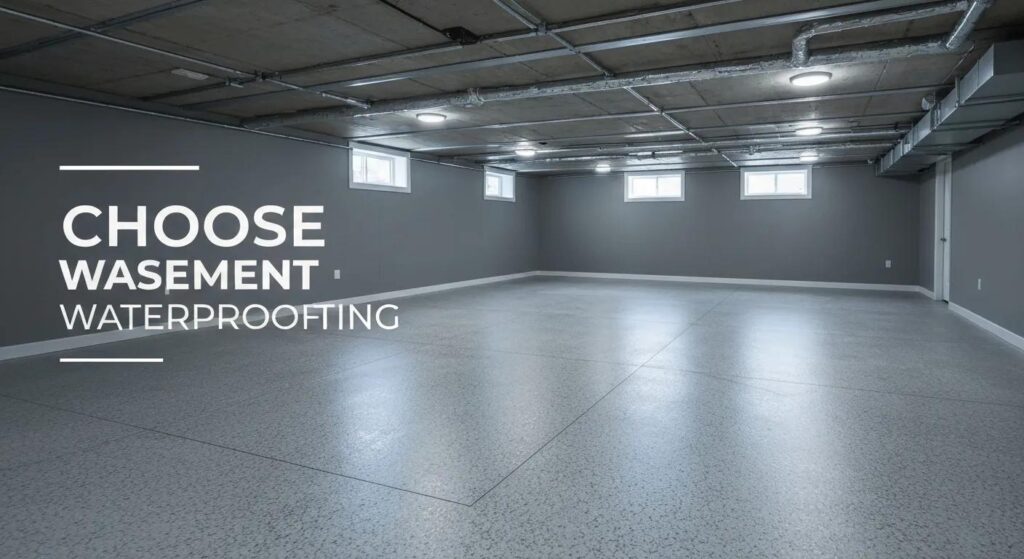 Choose the Best Basement Waterproofing